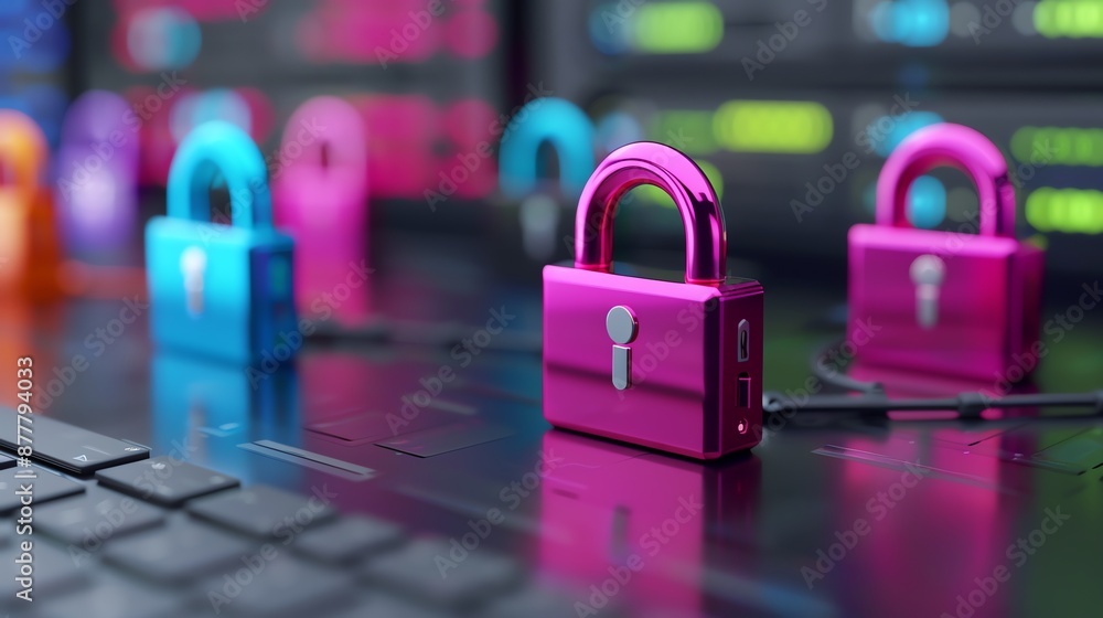 Poster beautiful virtual environments showcasing vulnerability management, virtual vulnerability secure, on