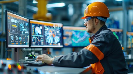 Digital interface showing dispatch performance, enterprise, depot, performance logistics