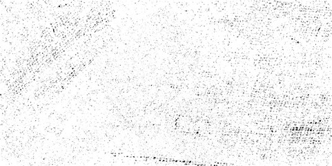 Grunge black noise dots on white background. Horizontal abstract background with tiny black splash effect. Dust vector background