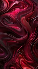 Fototapeta premium Abstract Red Swirling Pattern