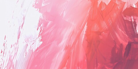 Fototapeta premium Abstract Pink and White Paint Strokes