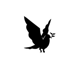 pigeon silhouette icon