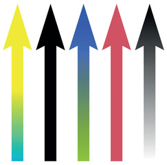 arrows pointers direction cursor target upward movement abstraction