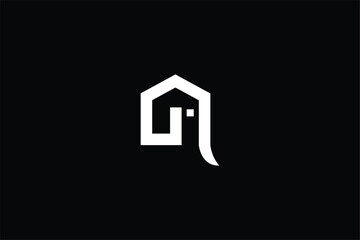 house icon on black background, home icon and elephant head abstract geometric icon symbol on black background, elaphant head abstract real estate or home property business logo