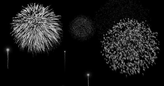 fireworks black and white monochrome party festival show