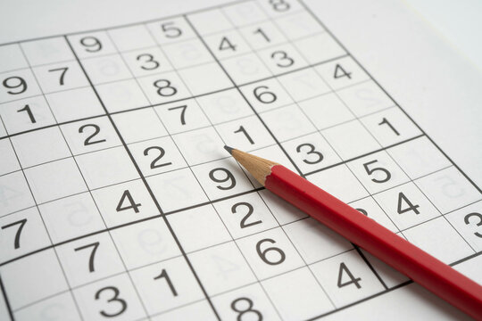 Sudoku puzzle, brain game for developing Alzheimer disease in senior patient.