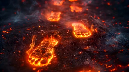 Burnt Footprints