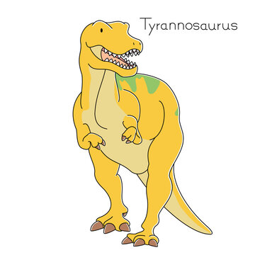 ティラノサウルス　リアルでかわいい恐竜　正面