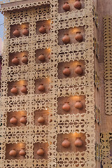 still picture image of handcrafted puja pandal decoration creativity ideas in India on the occasion of Durga puja