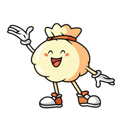 Cute Dim Sum Xiao Long Bao Cartoon