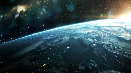 Fototapeta premium planet in space