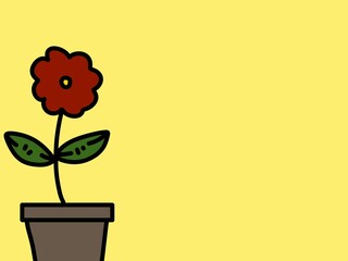 flower icon. flat illustration of flowers icon for web