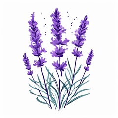 an ai generated image, bouquet of fresh irises is isolated