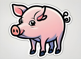 Fototapeta premium pig generative ai