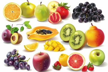 fruit vector for packaging