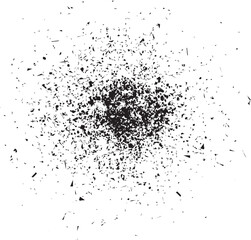 Abstract grunge black & white distressed texture background.