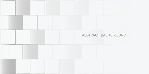 Abstract Gradient White Gray, Black Tile Pattern Minimal Background. Simple Futuristic Geometric Texture Background
