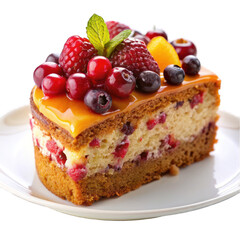 Glass of fresh blueberry and jogurt smoothie isolated on transparent background