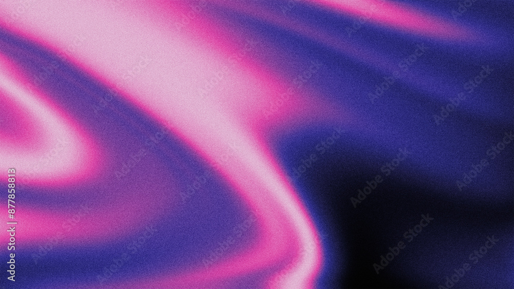 Wall mural galaxy background. glowing pink blue abstract gradient background colors grain noise blur texture. p