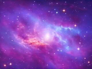 Fototapeta premium a purple nebula with stars and galaxy in the background, galaxy wallpaper, cosmos wallpaper