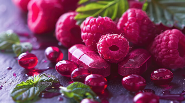 Macro Shot Raspberry Ketones Capsules Promoting Weight Loss and Wellness