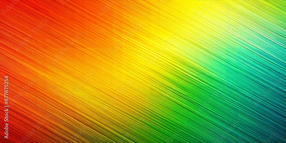Wall mural vibrant rainbow gradient background with diagonal lines and texture