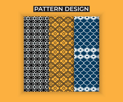 Simple and modern patterns design template