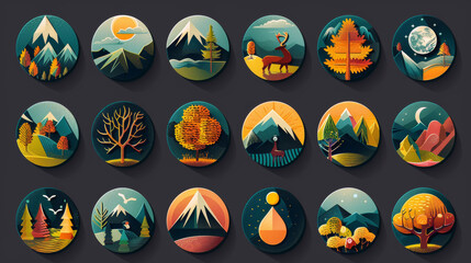 Explore a collection of vector icons or logos that are available to download and use.