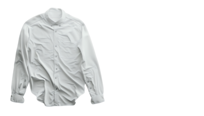 White Long Sleeve Shirt Mockup.