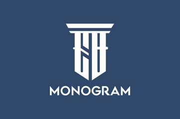 Creative , luxury, monogram, C B Latter logo design	