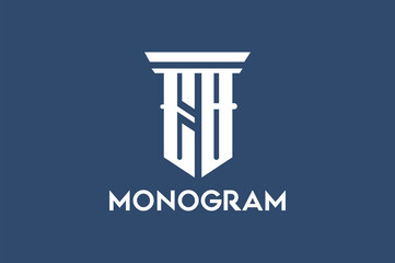 Creative , luxury, monogram, C B Latter logo design	