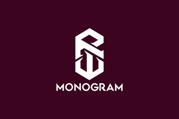 Creative , luxury, monogram, R E Latter logo design	