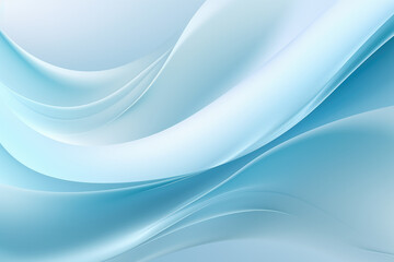 Serene Blue Waves Abstract Background