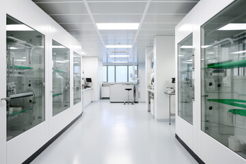 Modern High-Tech Laboratory Cleanroom