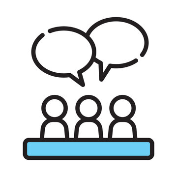 recommend clip art: 話し合い　会議