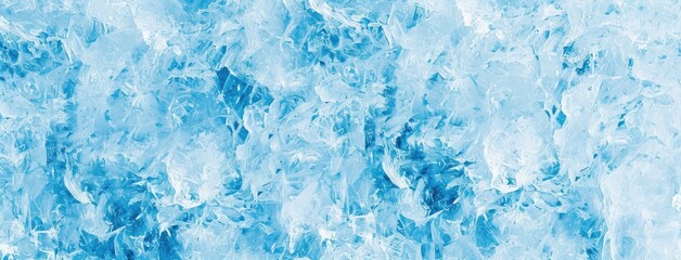 Naklejka premium Abstract Blue Ice Crystal Texture Background