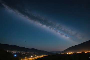 turbine in the night