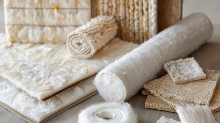 Elegant Fabric Samples for Interior Design