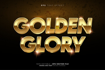 Super Luxury Golden Glory 3D Text Effect