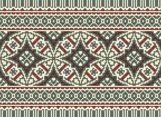 Aztec tribal geometric ethnic seamless pattern. Vintage Native American ethnic vector background. Traditional ornament; Hawaiian Tribal. American, Mexican style.