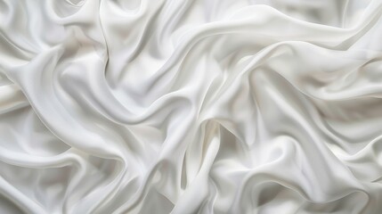 Obraz premium Elegant Wedding Decor Background with Flowing Waves Generative AI