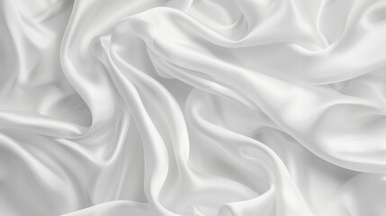 Obraz premium Elegant Wedding Decor Background with Flowing Waves Generative AI