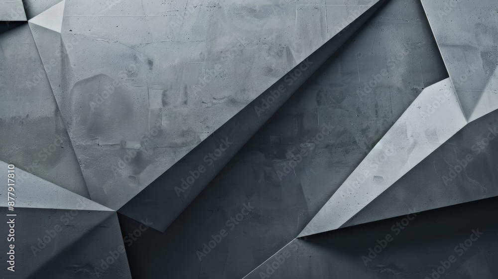 Poster modern geometric background for presentation design generative ai