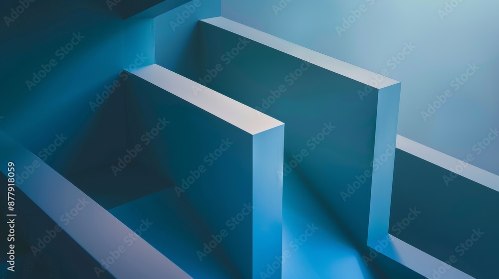 Aufkleber geometric shapes background for modern designs generative ai