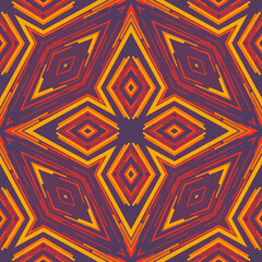 Futuristic Abstract Seamless Pattern Background