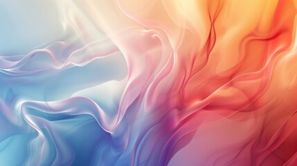 Obraz premium An abstract background with a blend of warm and cool colors, creating a balanced and harmonious effect