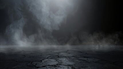 Mysterious Dark Background for Product Presentation Generative AI