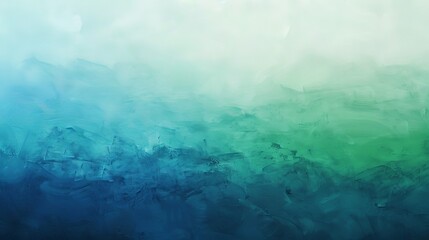 An abstract background with a gradient of cool blues and greens, evoking a sense of tranquility and calm