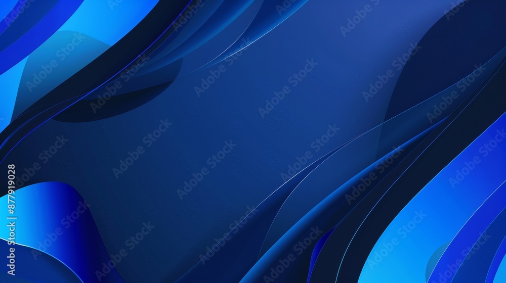 Aufkleber geometric blue background for design and presentation generative ai