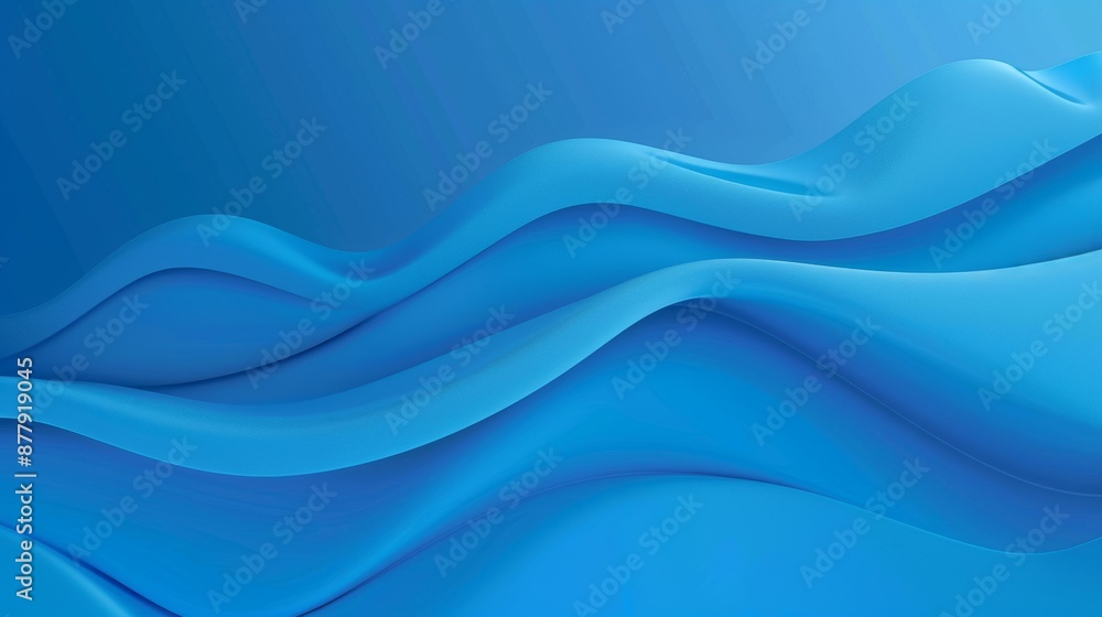 Poster vibrant blue gradient background for tech and design generative ai